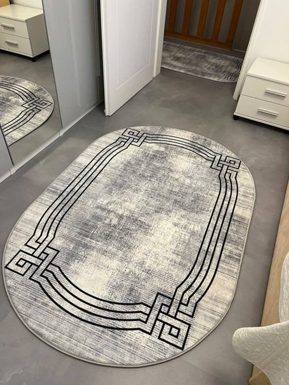 ZÜHRE ANTİK SOFT - Kaymaz Deri Taban Makinede Yıkanabilir Salon Oturma Odası Mutfak Halısı