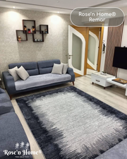 REMAR - Kaymaz Deri Taban Makinede Yıkanabilir Salon Oturma Odası Mutfak Halısı