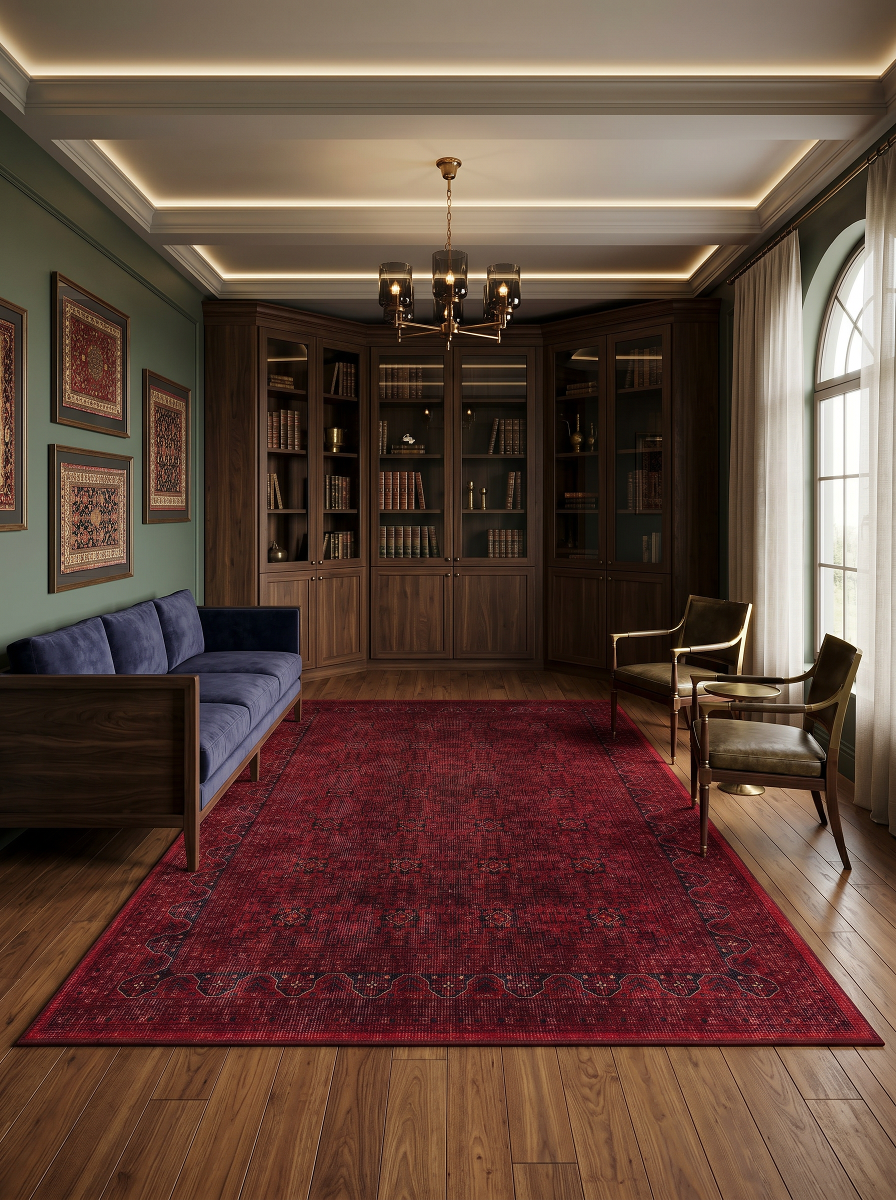 Arte VN119-1 Afgan Desenli Dekoratif Salon Mutfak Koridor Halısı